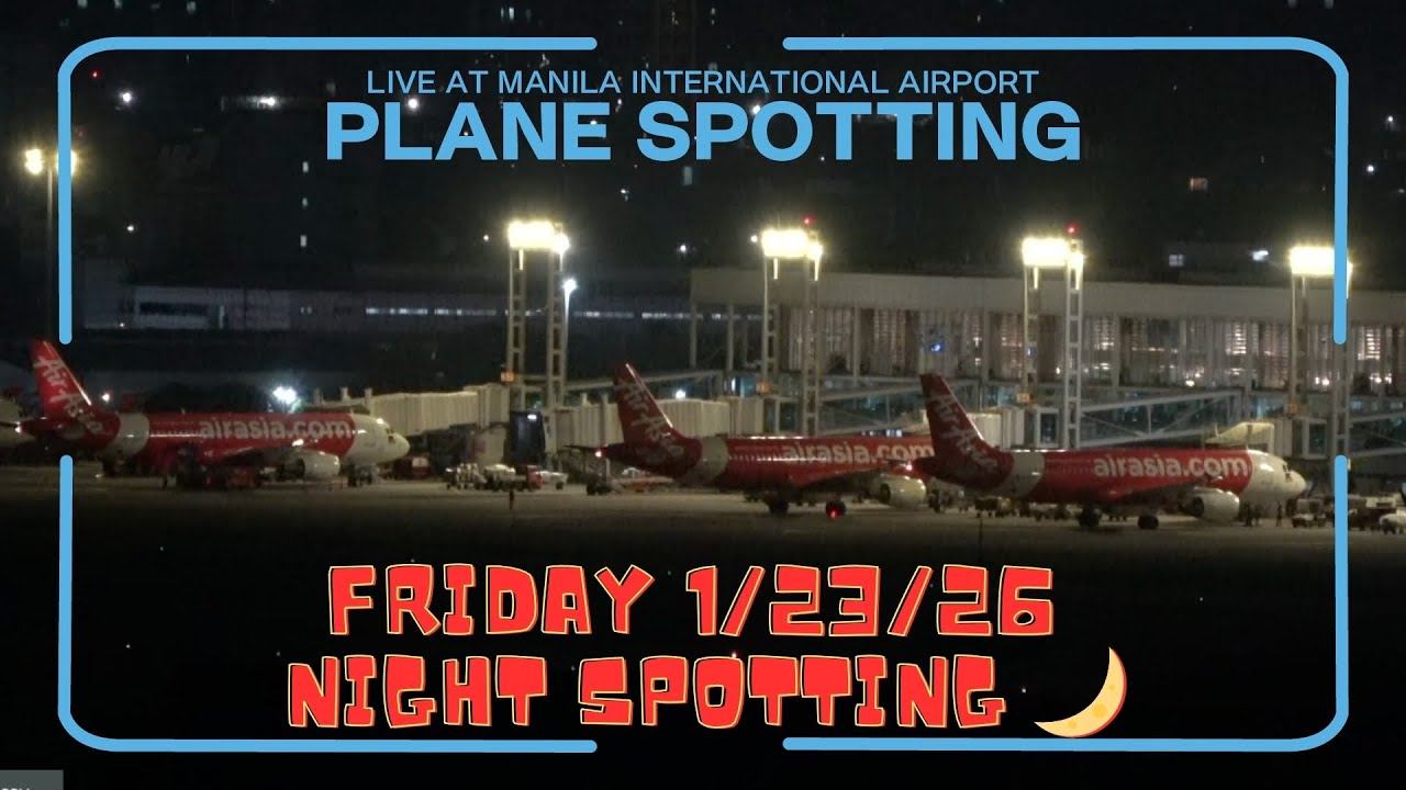 🔴 LIVE Manila Airport | Real ATC Communications + Plane Spotting | 1/23/26