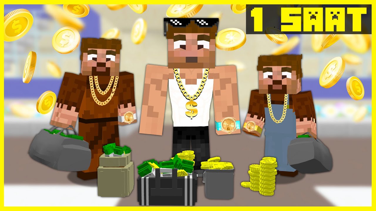 FAKİR VE AİLESİ ZENGİN OLDU FİLMİ! 🤑 - Minecraft ZENGİN FAKİR HAYATI