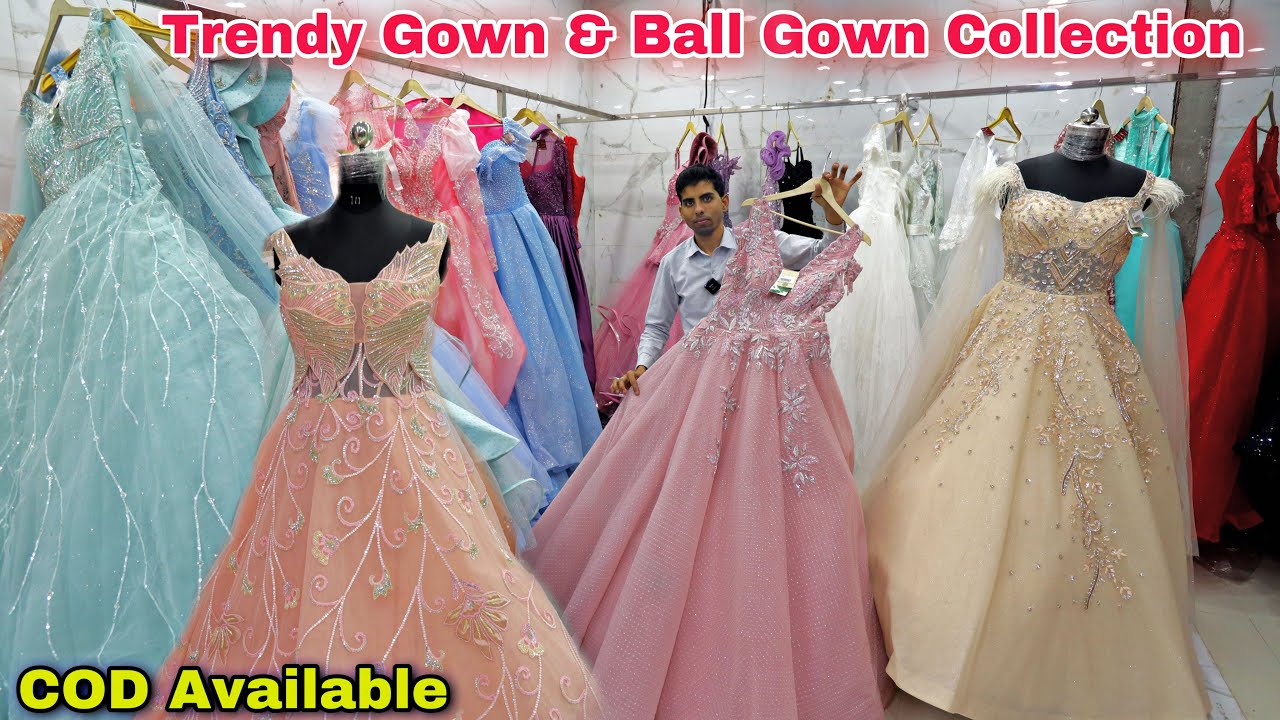 Chandni Chowk Gown & Ball Gown Collection | Party Wear Dresses at Wholesale Prices