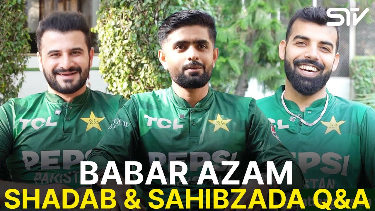 Babar Azam, Shadab Khan & Sahibzada Farhan Q&A   From Best Advice to First Ball Mindset🏏| PCB | MA2K