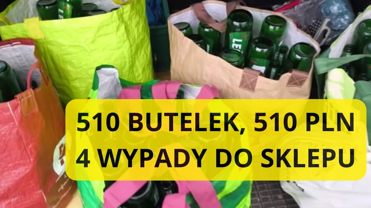 500 butelek bez paragonu po 1 PLN zwrócono