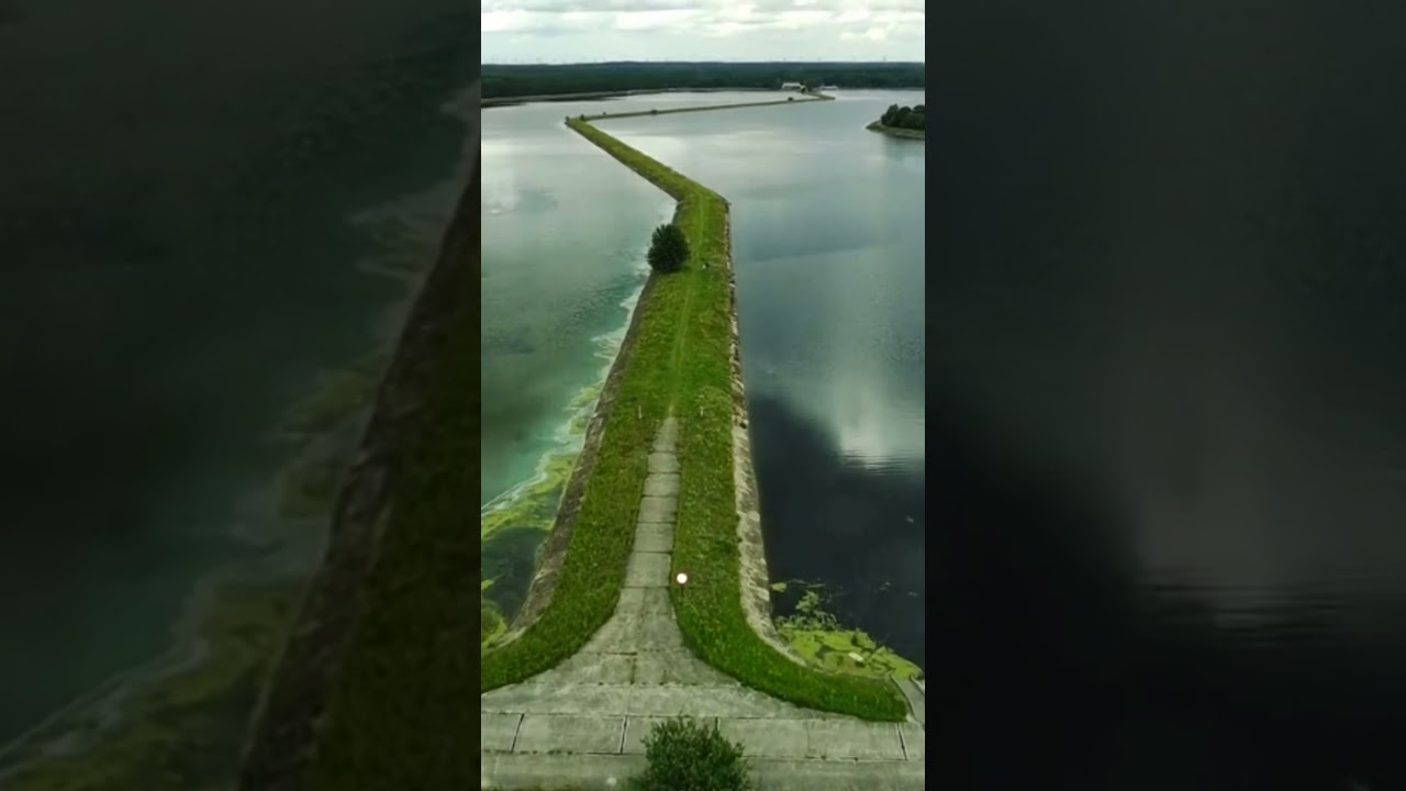 Zbiornik Słok koło Bełchatowa - Spok&oacute;j wody i natury z lotu ptaka #słok #bełchat&oacute;w #drone #fimi