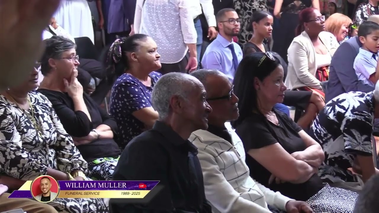 Funeral service of the late William Muller