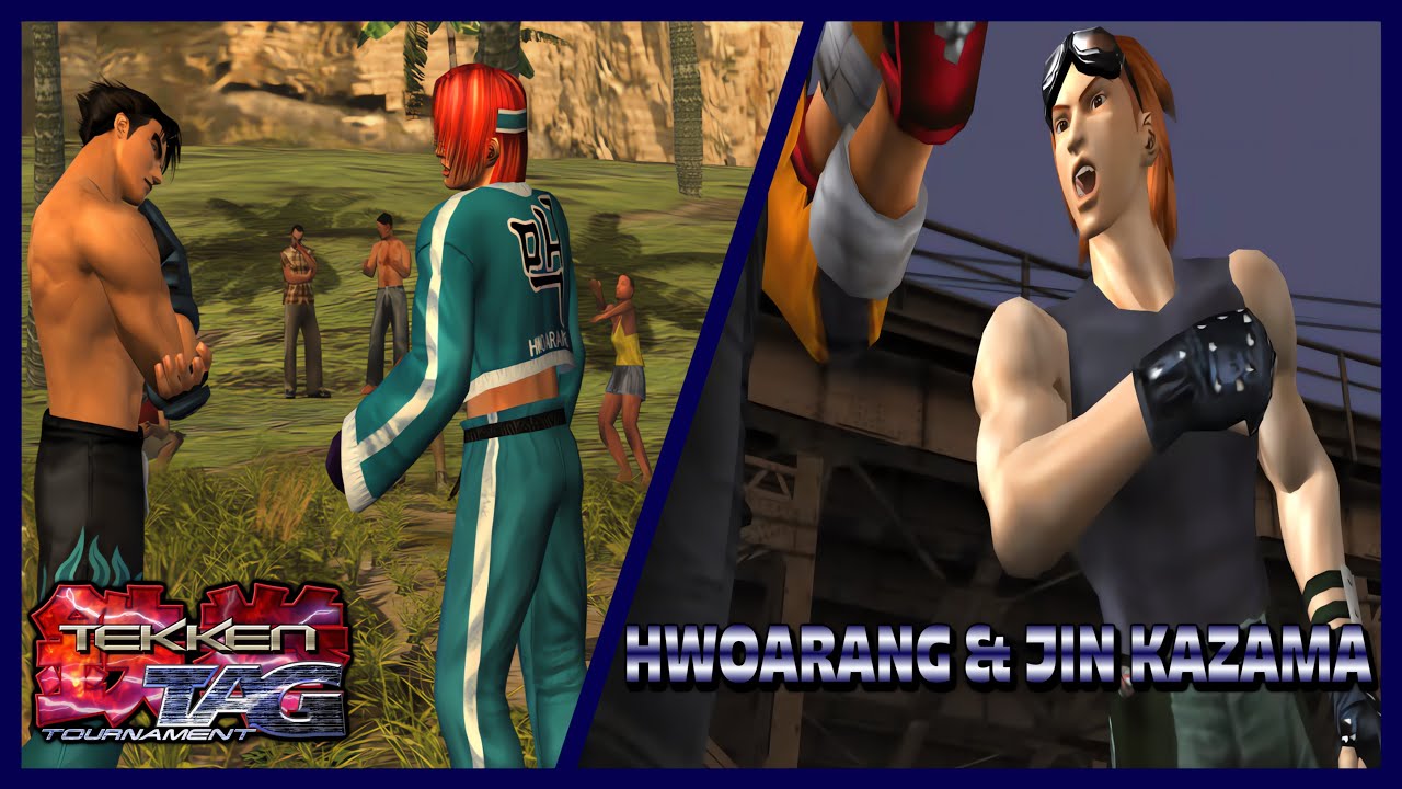 TEKKEN TAG TOURNAMENT [PS2] Arcade Mode – Hwoarang & Jin Kazama Gameplay [4K 60FPS]