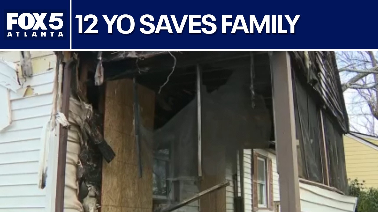 12-year-old saves sister, cousin from house fire | FOX 5 News