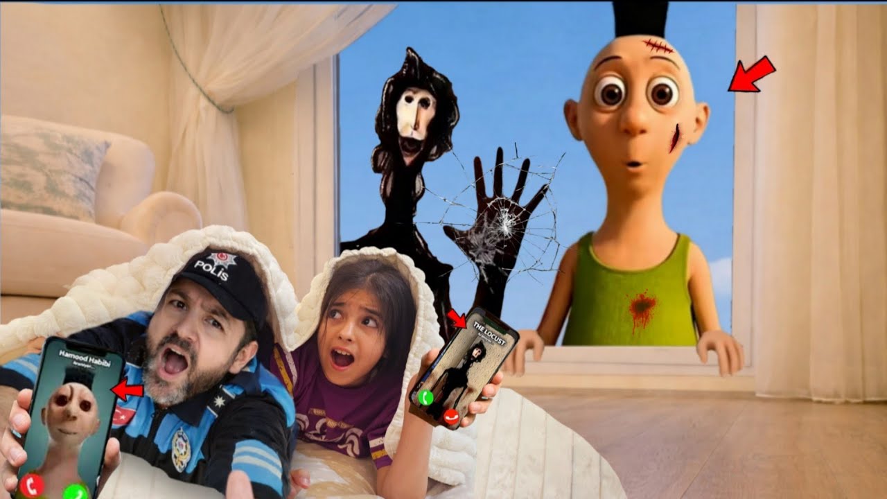 THE LOCUST ve HAMOOD HABİBİ GERÇEK HAYATTA BİZİM EVE GİZLİCE GELDİ KAMERAYA YAKALANDI 