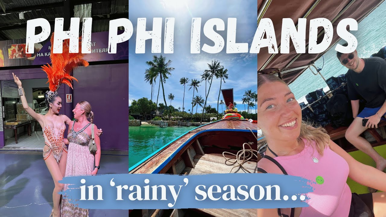 Travelling to Phi Phi Island during Rainy Season | Thailand Vlog 🇹🇭☔️
