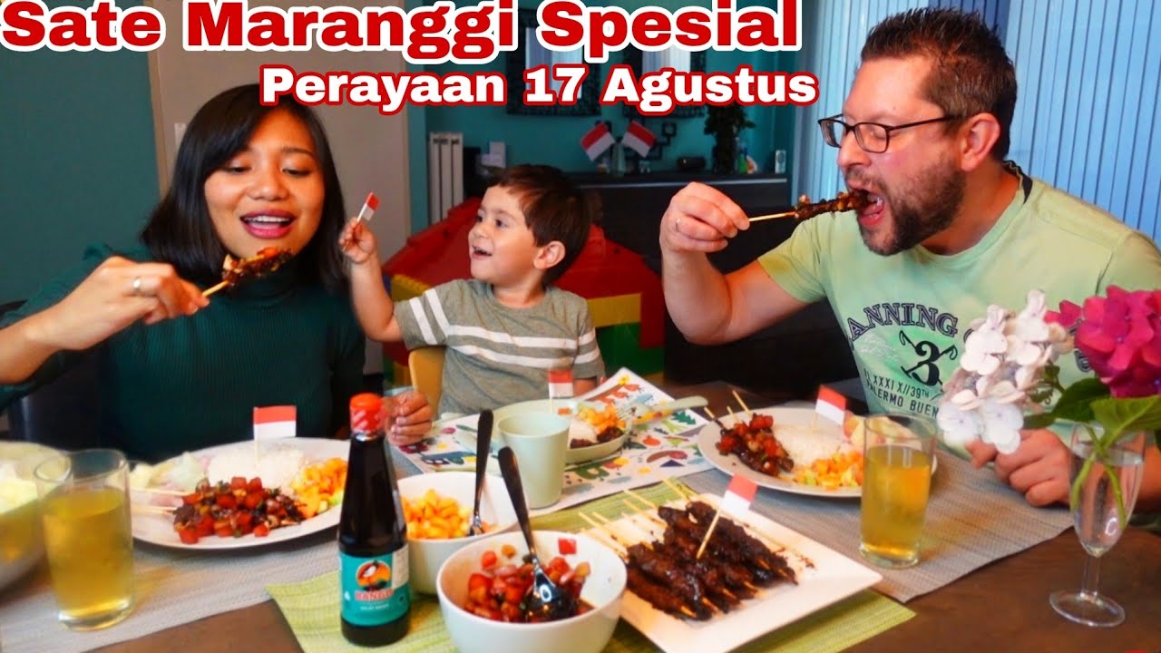 MASAK SATE MARANGGI SPESIAL PERAYAAN HARI KEMERDEKAAN, SUAMI SIKAT BERSIH TAK BERSISA