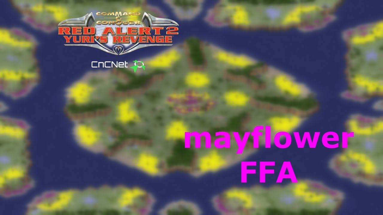 mayflower FFA -  command and conquer red alert 2 - multiplayer gameplay