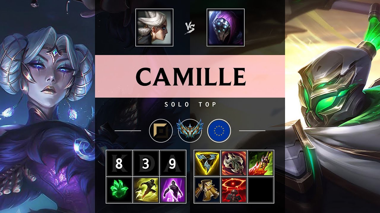 Camille Top vs Jax - EUW Challenger Patch 25.20