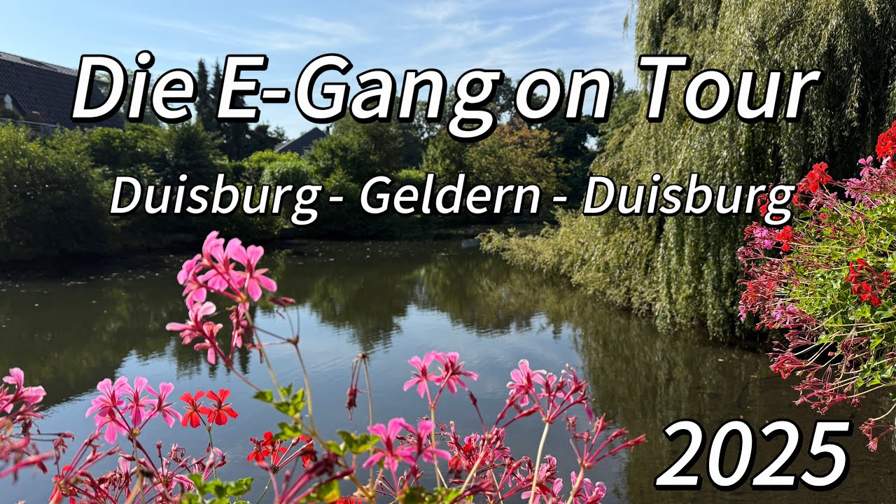 Fahrradtour Duisburg nach Geldern mit der E-Gang on Tour 2025