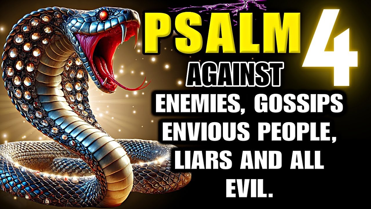 PSALM 4 A VERY POWERFUL PRAYER TO DESTROY ENEMIES, GOSSIPERS, ENVIOUS PEOPLE, LIARS, AND ALL EVIL.
