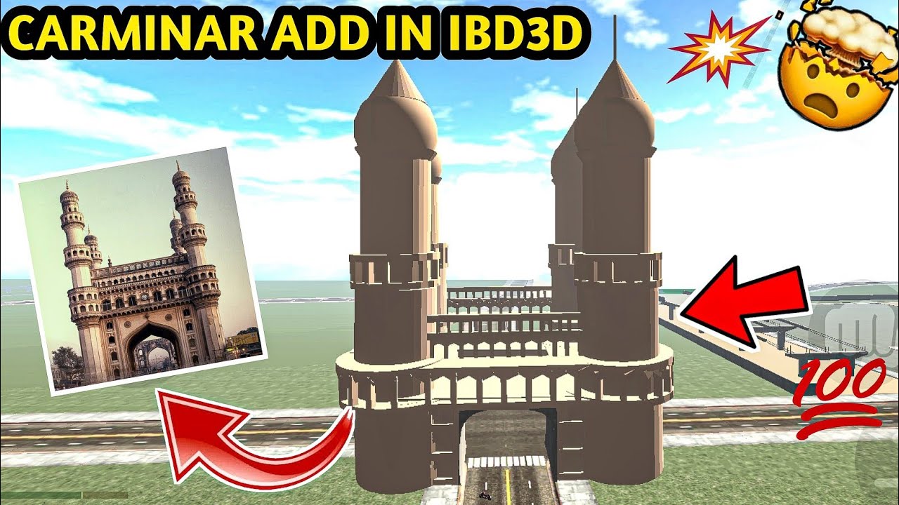 Carminar add in indian bike driving 3D | top secret cheat code of iBD3d | new update | 🤯🤯