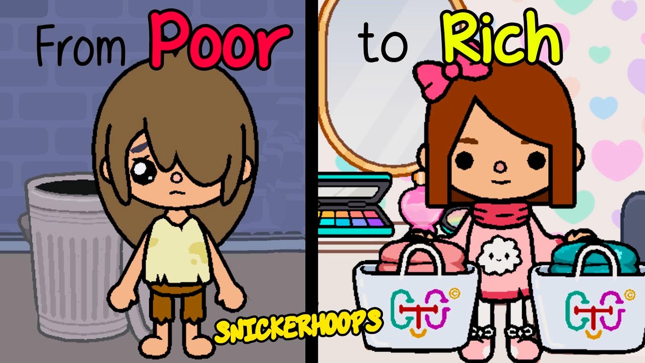 ABANDONED BABY Part 4 | POOR to RICH in Toca Life World | TOCA BOCA Stories | Snicker Hoops