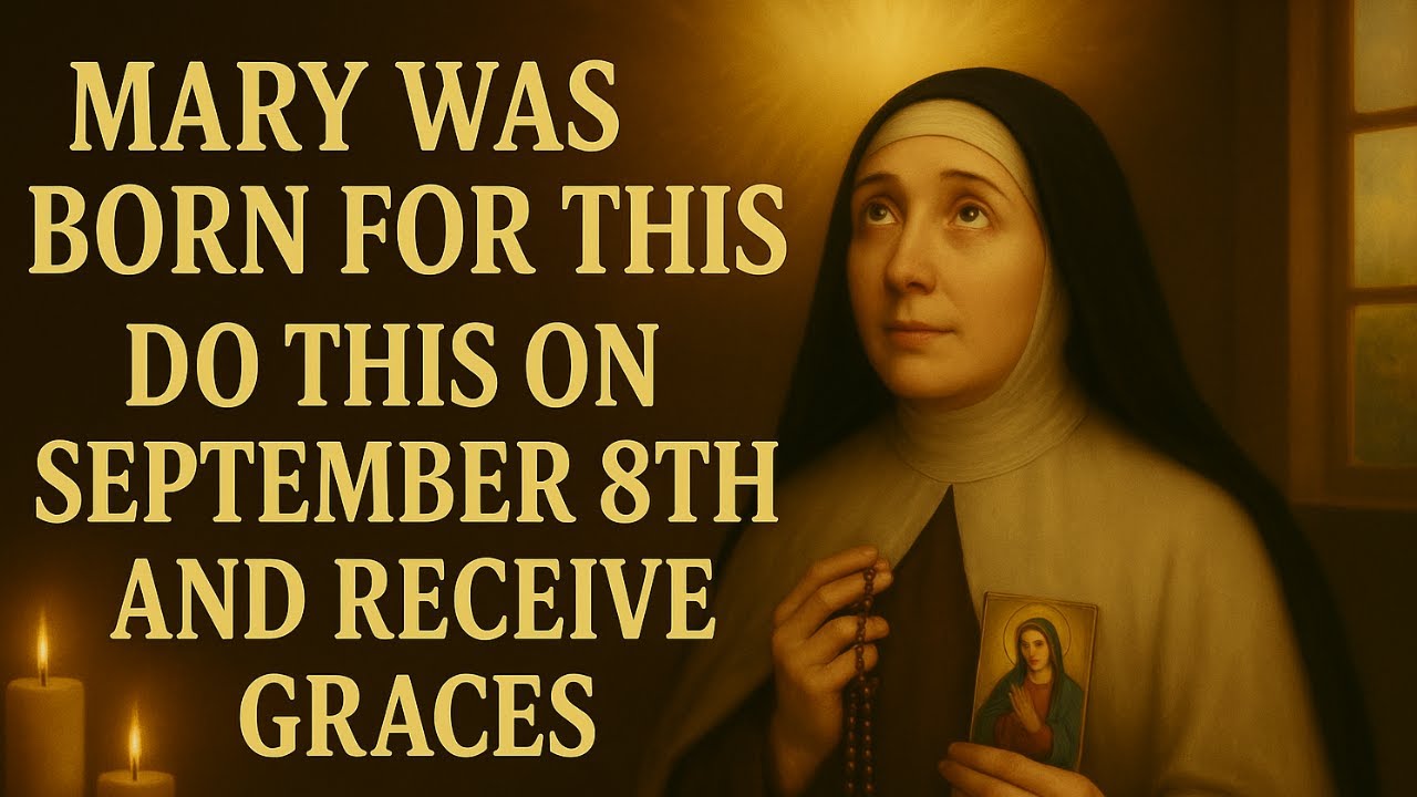 Do this on September 8, the Day of Mary's Nativity, and you will attract graces – Saint Teresa