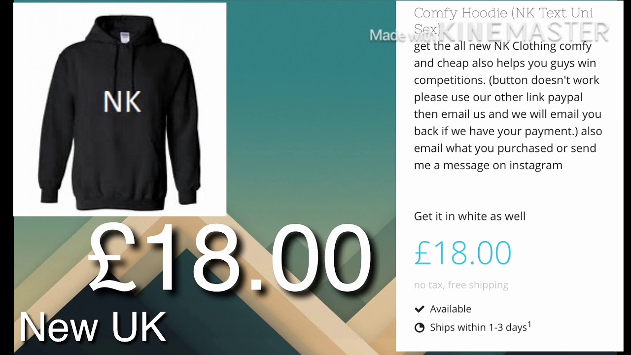 Welcome to new U.K. clothing