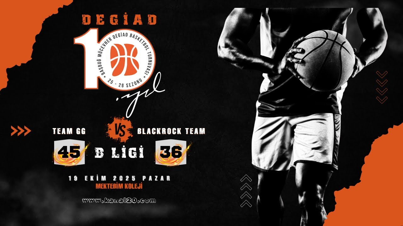 TEAM GG - BLACKROCK TEAM | BAŞBUĞ M&Uuml;CEVHER DEGİAD BASKETBOL TURNUVASI 2025 - 2026 SEZONU | 1.HAFTA