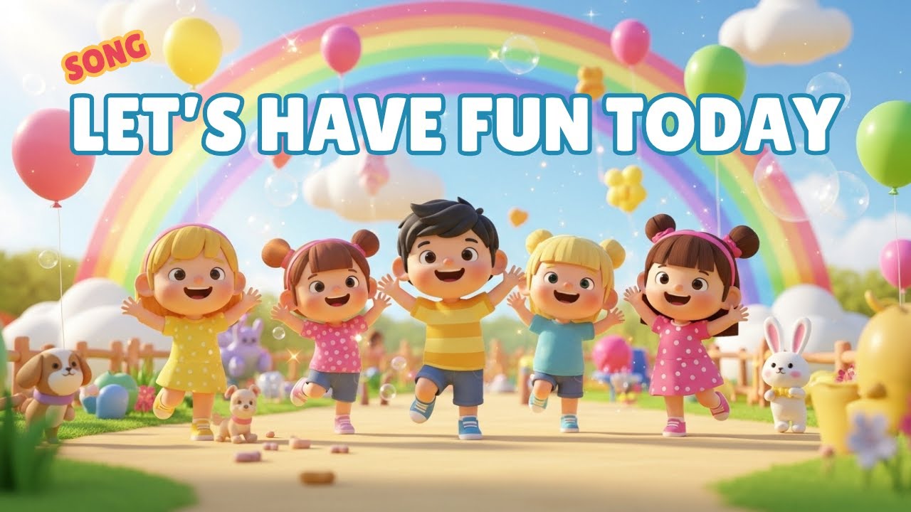 Let’s Have Fun Today! | Happy Kids Song 🎵