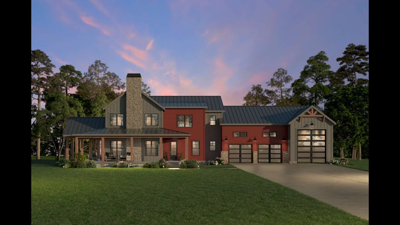 Rustic Barndominium | Ideal Layout | Plan 009-00487