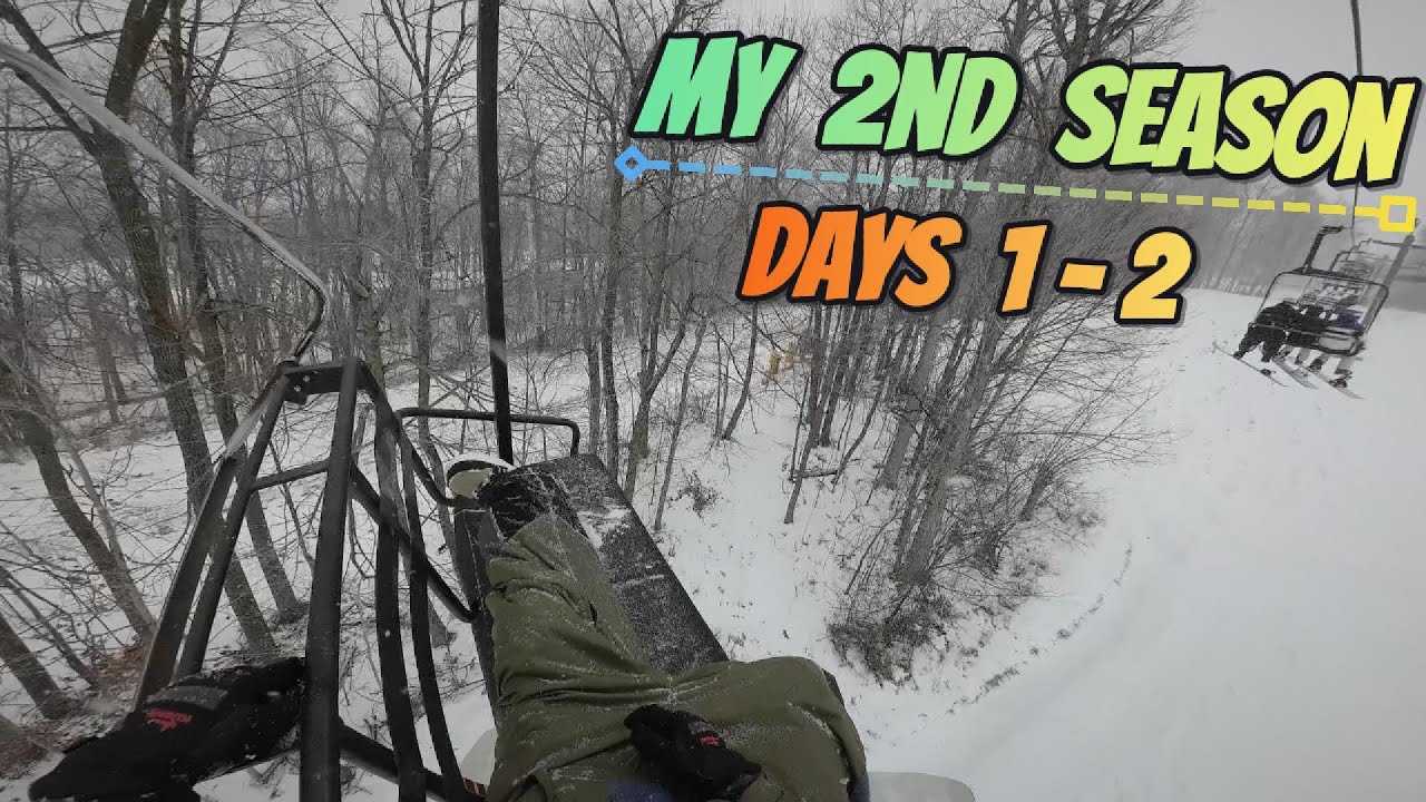 My 2nd Season: Days 1-2 #snowboarding