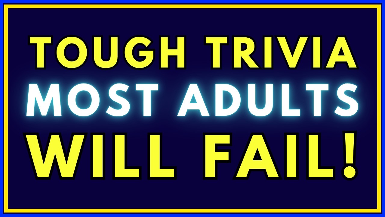 Only People Over 60 Years Old With A High IQ & Good MEMORY Can Pass This TRIVIA!
