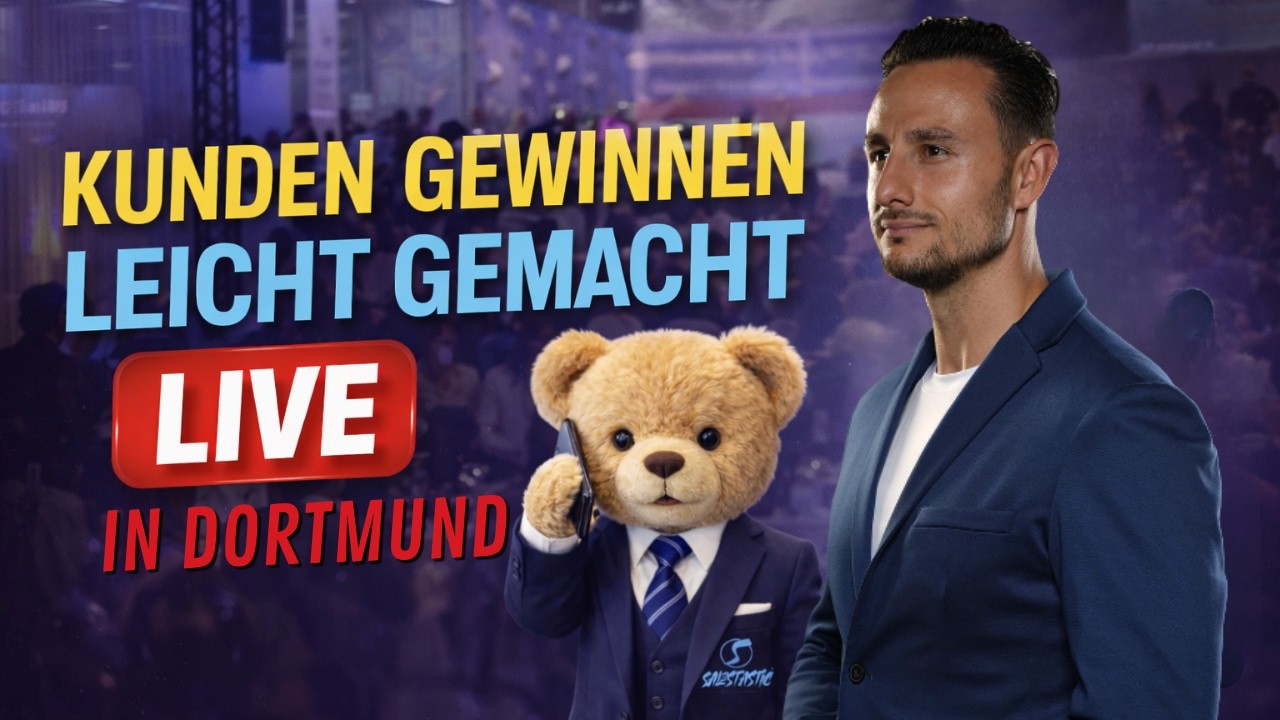 So gewinnst du Kunden – Live auf der Bühne in Dortmund