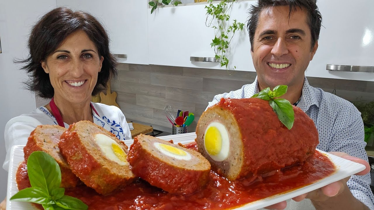 Polpettone di carne ripieno della domenica - Ricetta