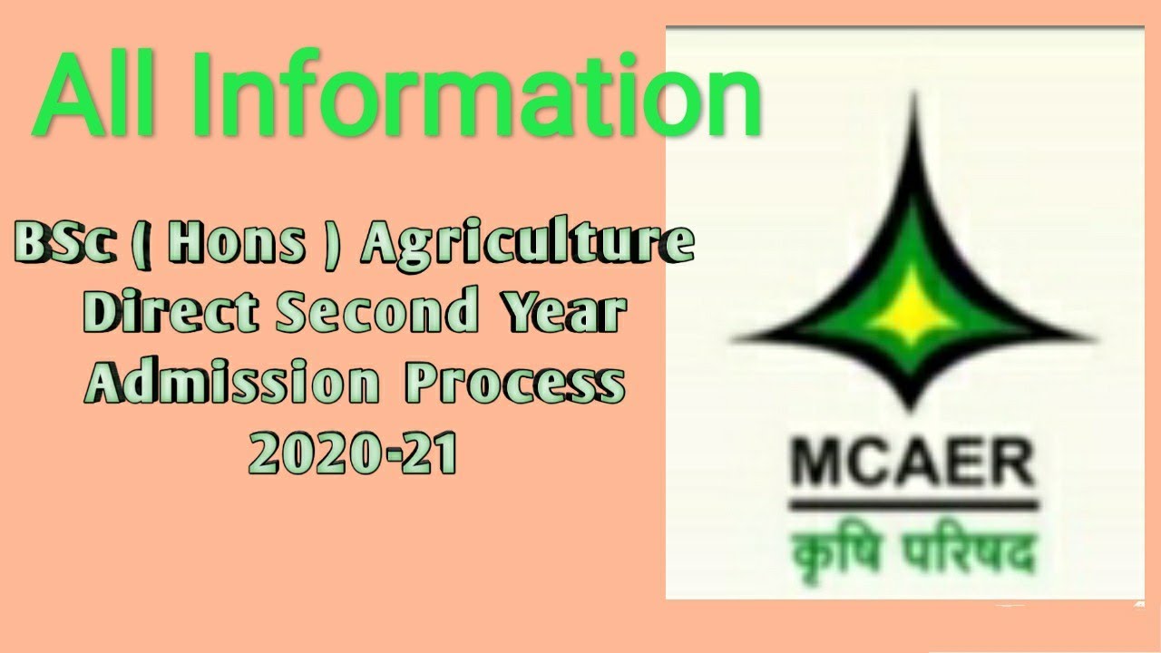 BSc (Hons) Agriculture Direct 2nd Year Admission Process 2020 | BSc Agri Admission 2020
