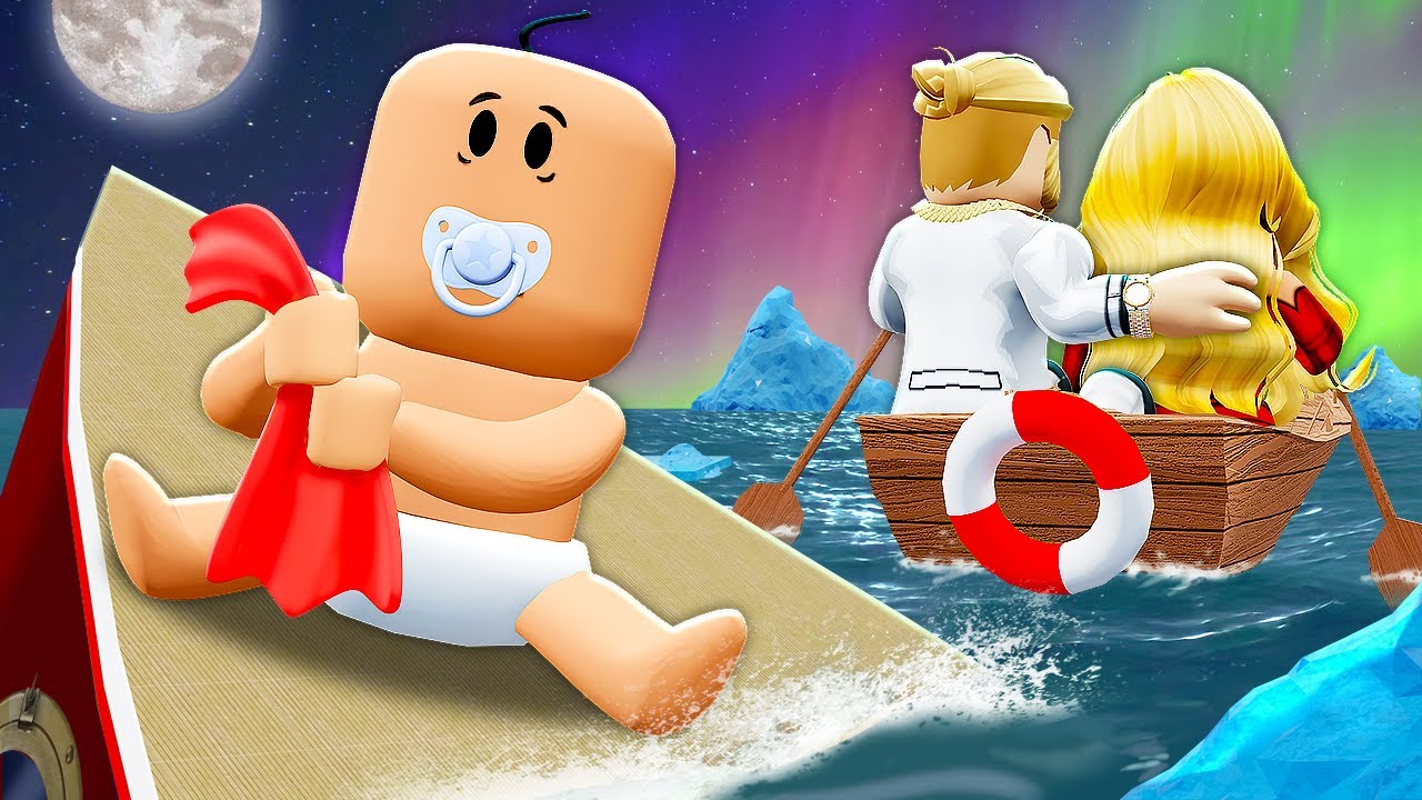 ABANDONED by his PARENTS at SEA...  (Roblox Movie)