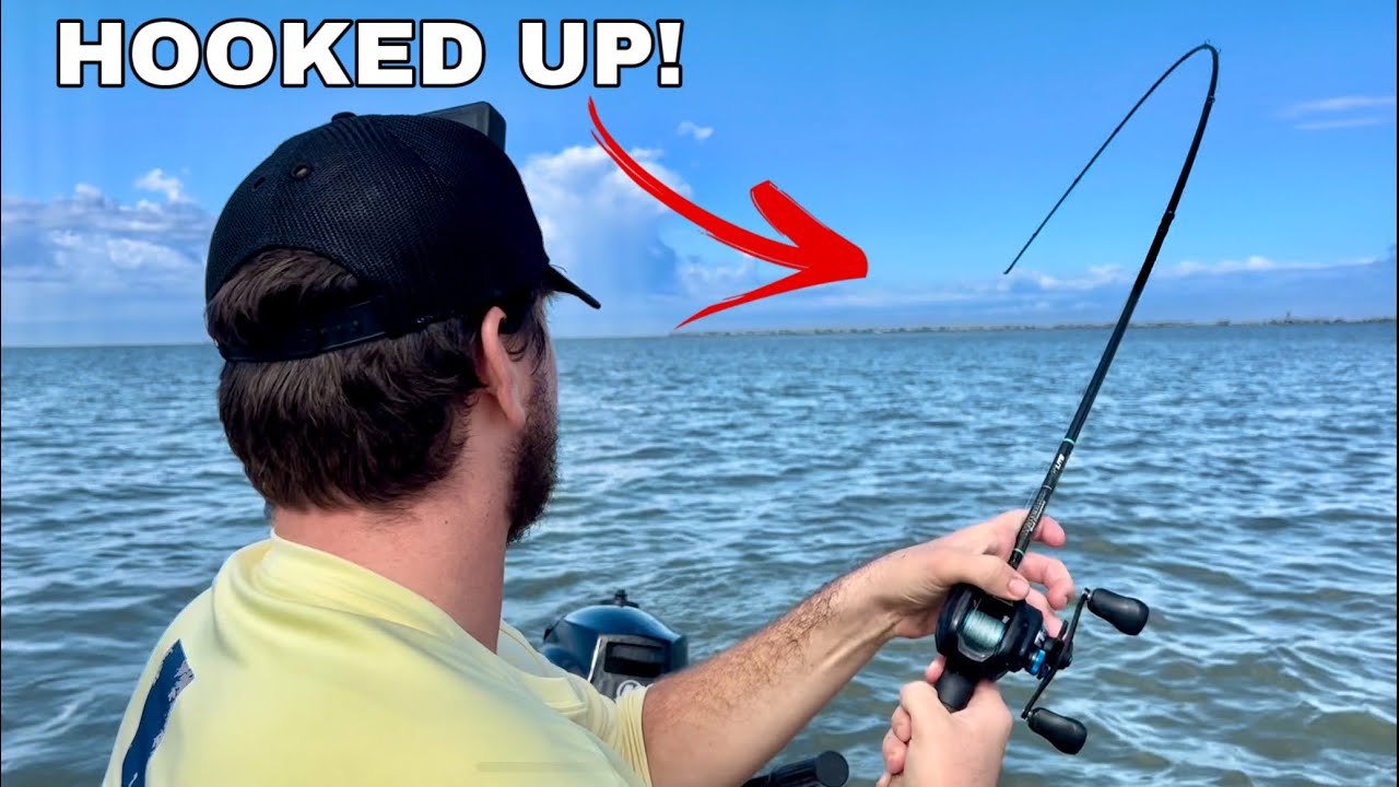 FISHING GALVESTON Bay out of a TINY BOAT! (Catch & Cook)