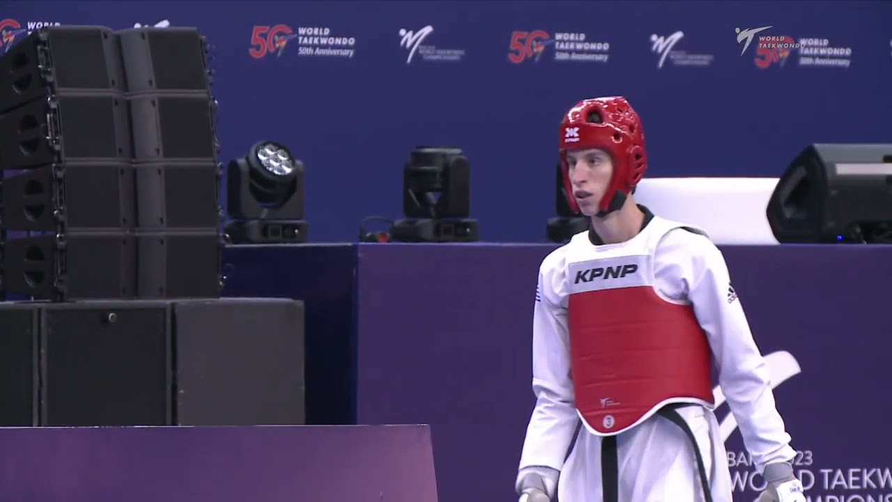 219 Quarter final Men  54kg KOR PARK T J  GRE DIMITROPOULOS K