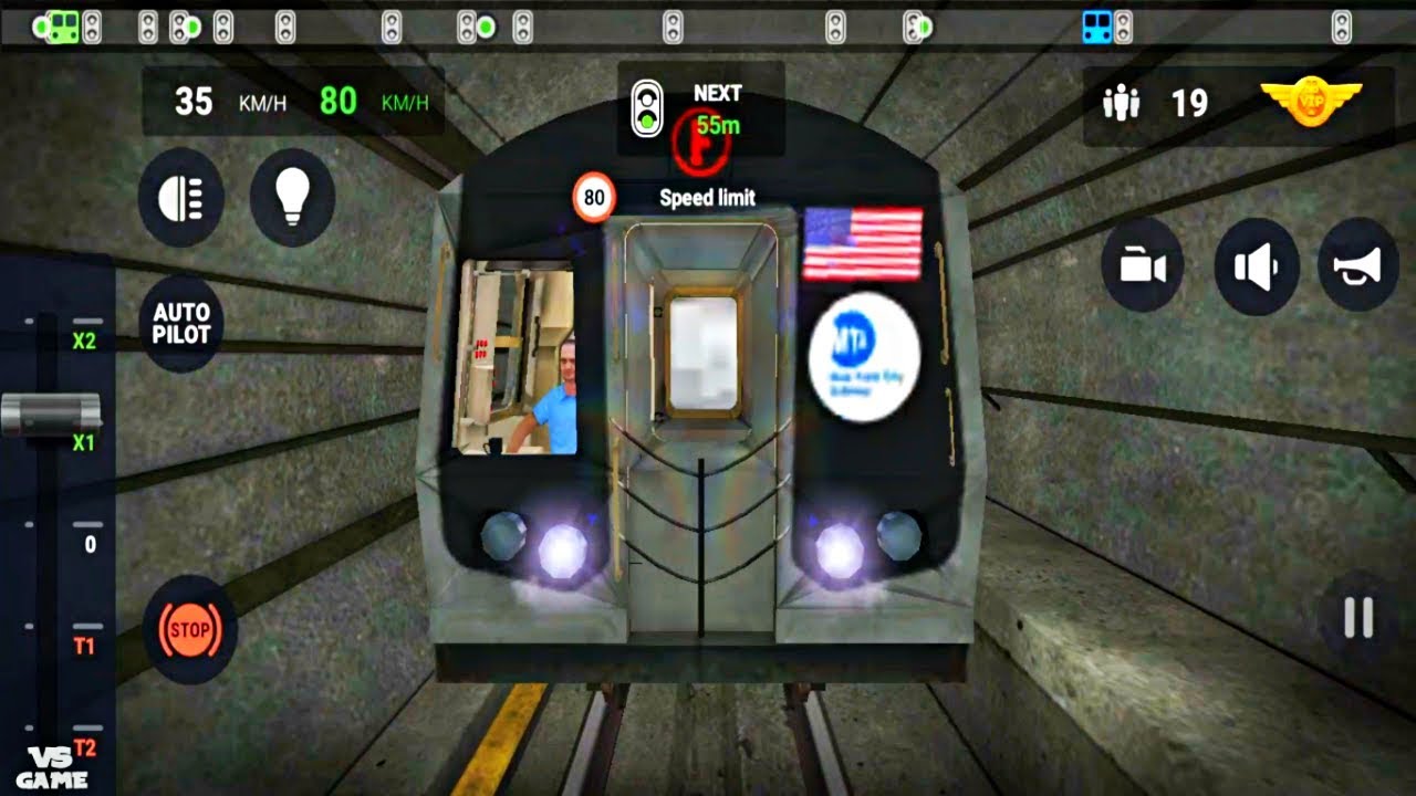 R-160 On United States Line | Subway Simulator 3D Android Gameplay