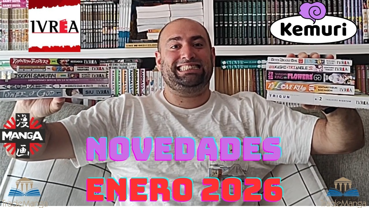 🎌 MANGA ENERO 2026 📚 6 SERIES Nuevas (Angustia, Isekai Samurai, Phantom Busters, Tower of God)
