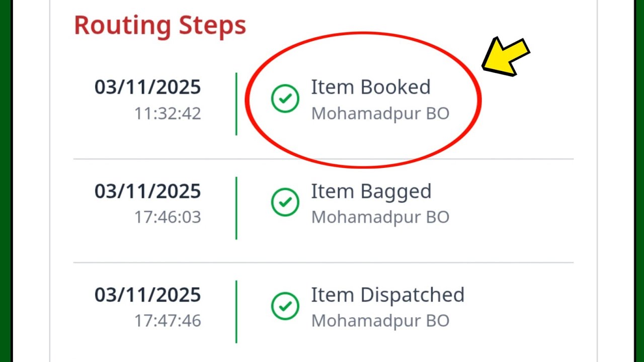 Item booked ka matlab kya hota hai | What is the meaning of item booked