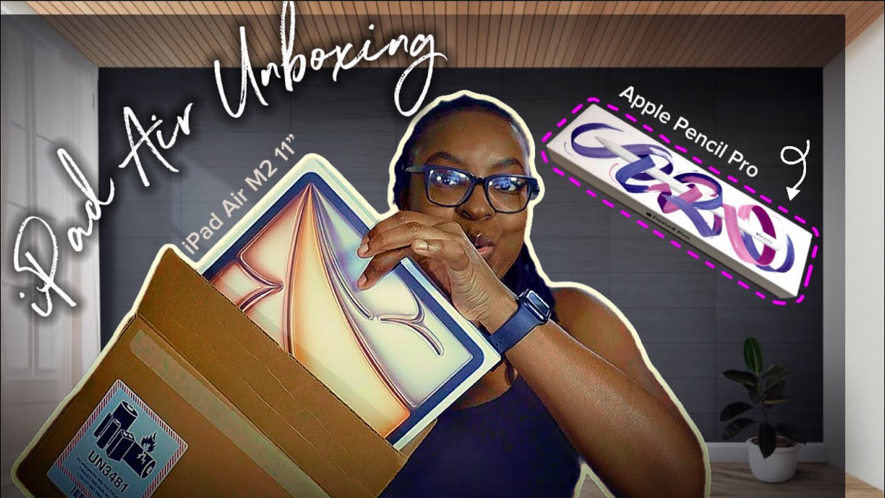 iPad Air 2024 Unboxing Review & Setup | Apple Pencil Pro ✏️ Reveal! #ipadair #ipad