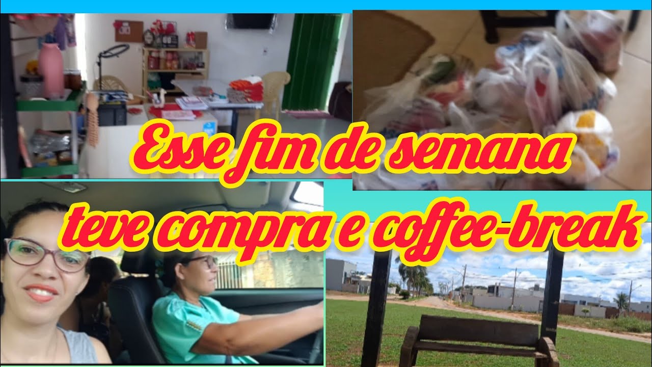 Vlog de rotina: Faxina, compra e para finalizar um coffee-break fora #bastidores #fimdesemana 