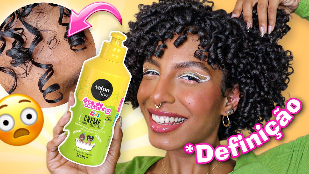 Testei o SALON LINE kids! | *ficou SUPER DEFINIDO! 🤩