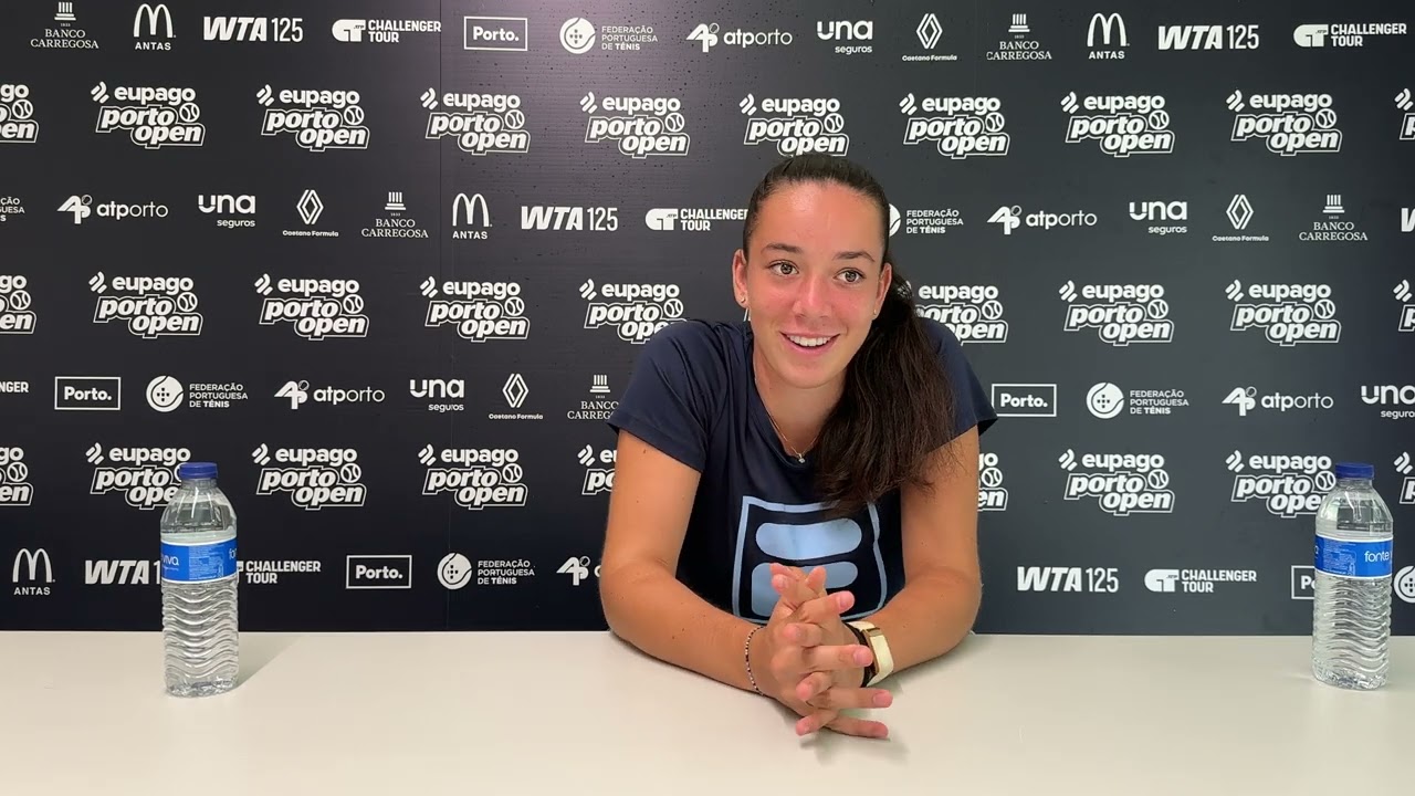 Conferência de Imprensa de Tereza Valentova — 2R WTA 125 Eupago Porto Open