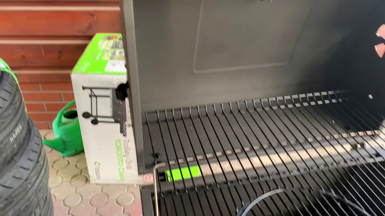 GRILL STALOWY DUŻY ZAMYKANY 2 RUSZTY DO OGRODU