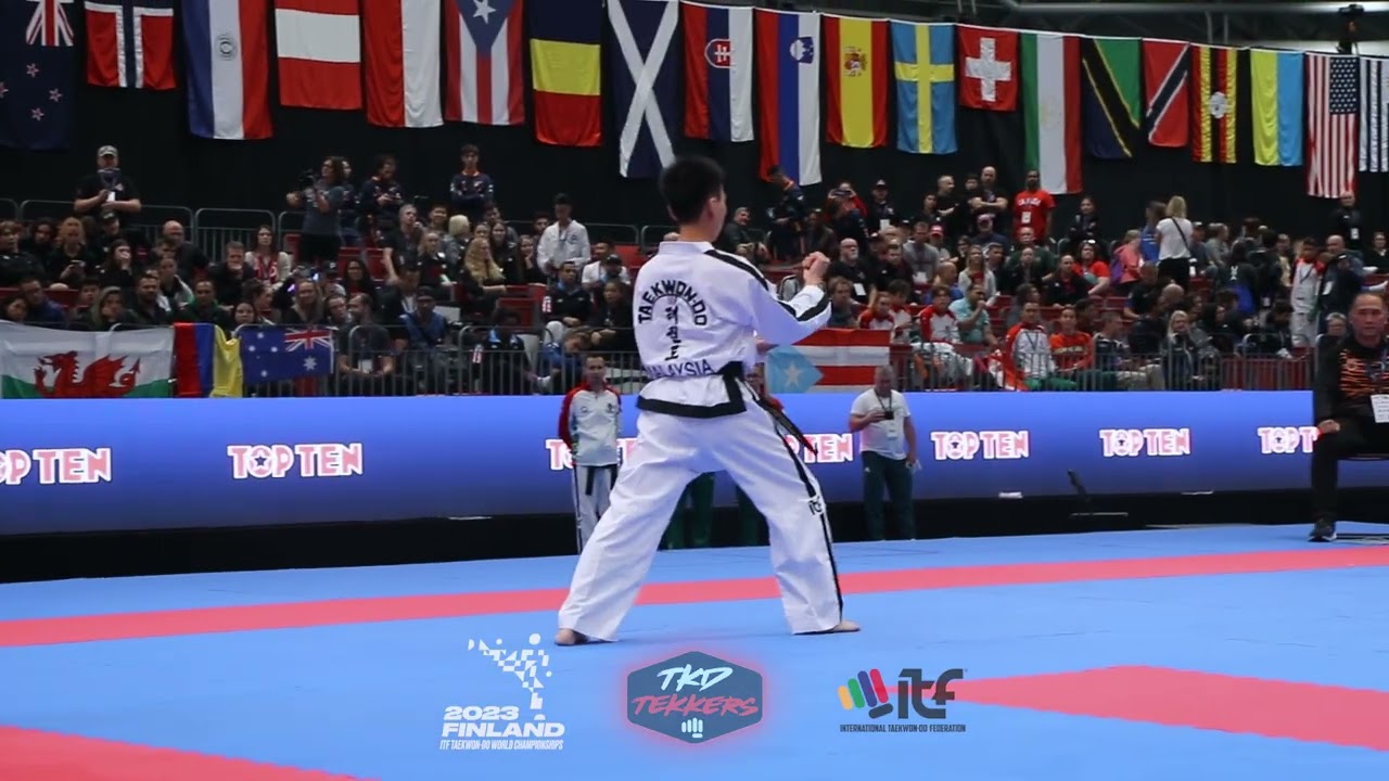 Sean O'Neil CAN vs Chun Weng Wong MAS - Male 4th to 6th Degree Patterns Final