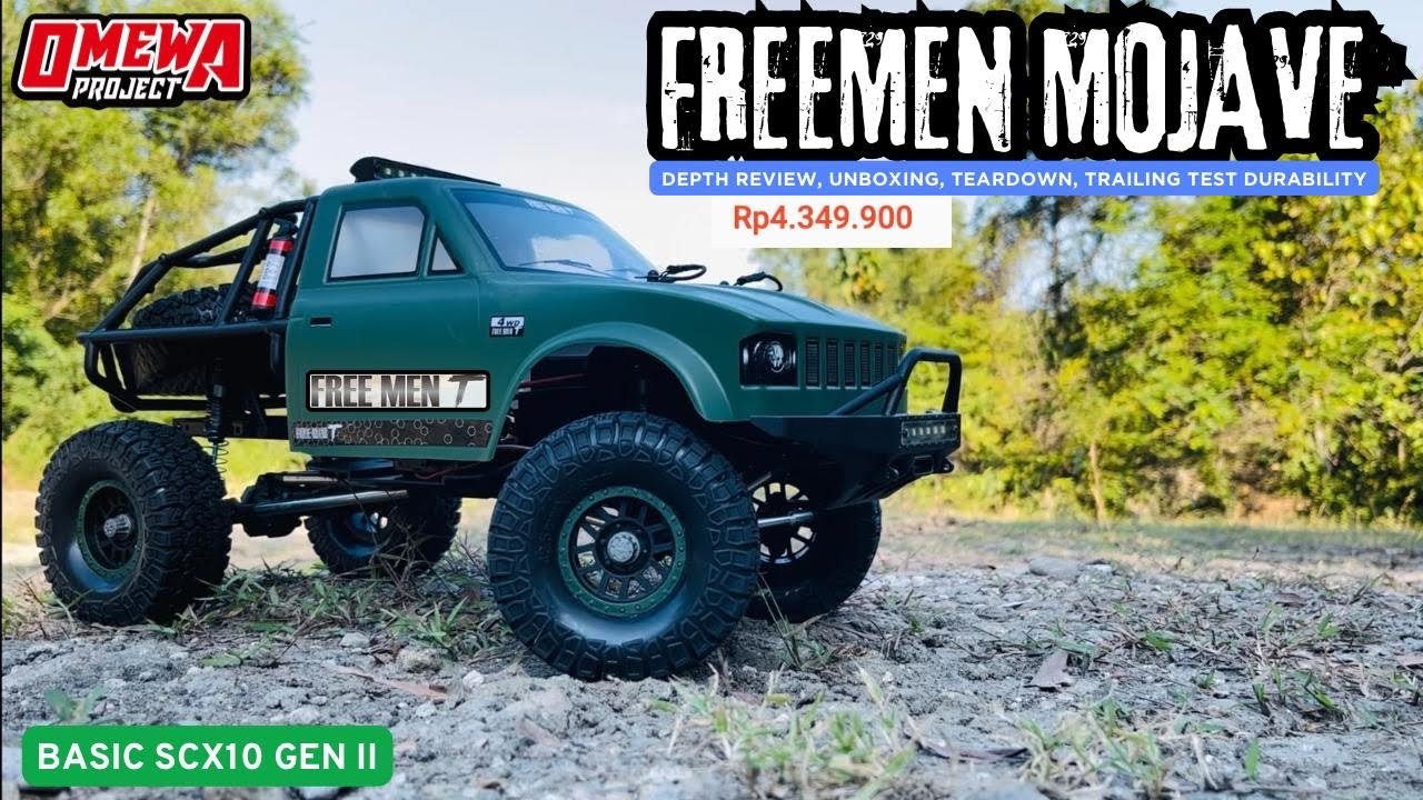 NEW RC FS Racing FREEMEN MOJAVE 1/10 type T Pilihan Tepat Buat Pemula II #Freemen #SCX10 #omewa