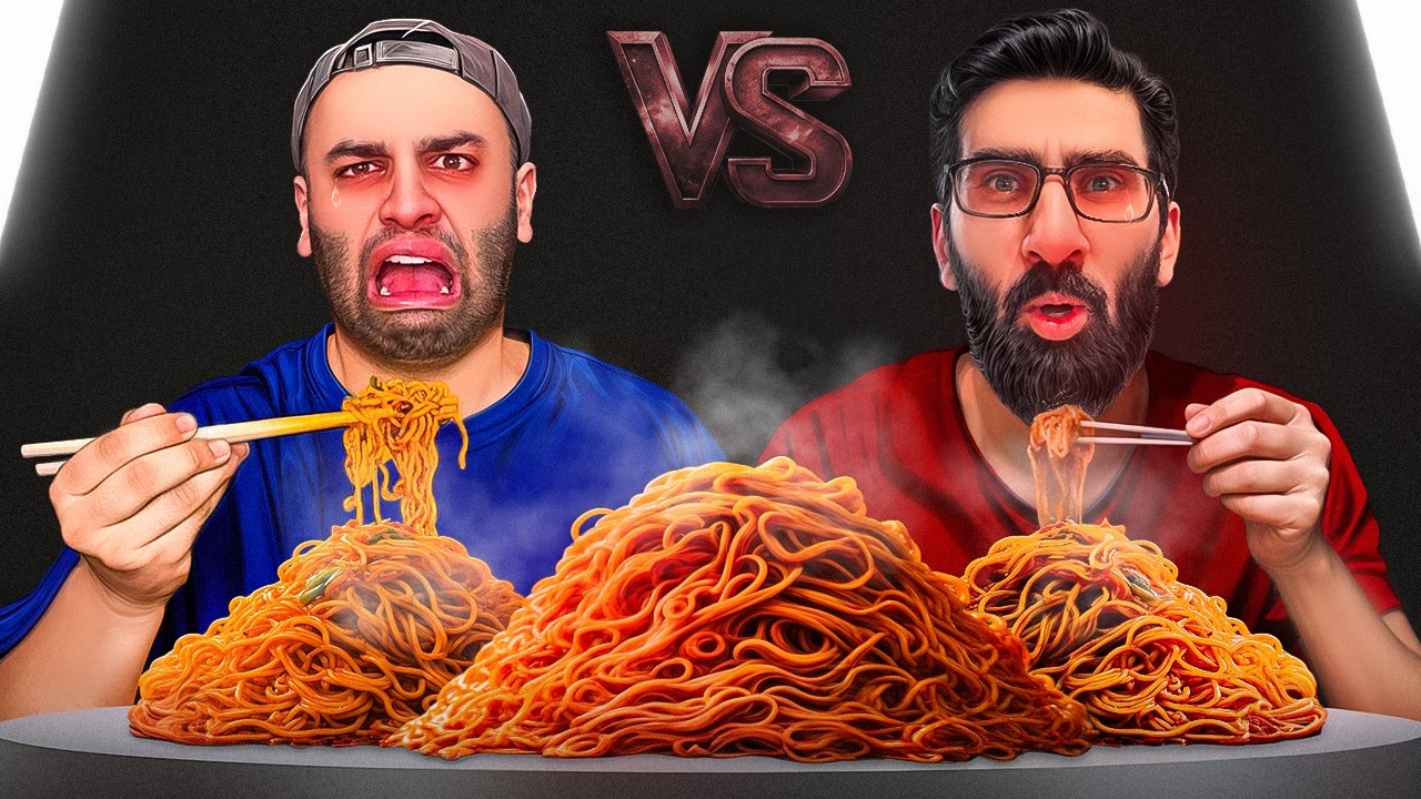 تند ترین نودل های دنیا با سوپری محل 🫕🔥( آتیشمون زد)