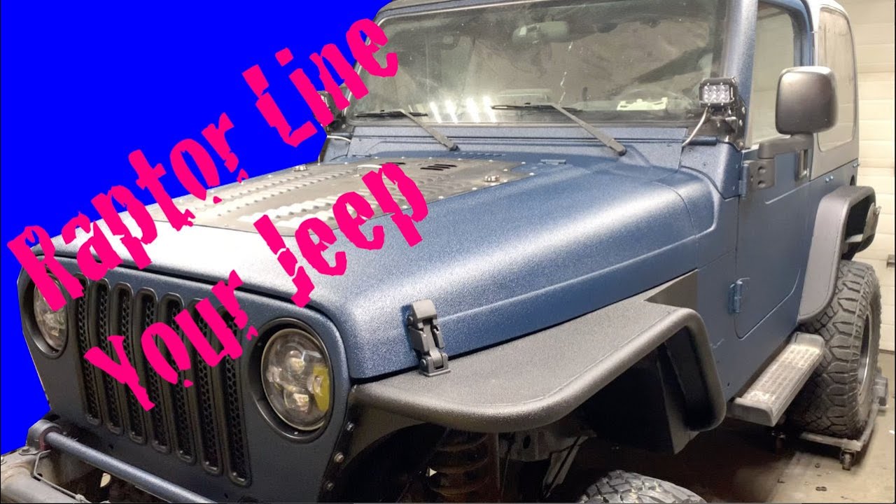 Raptor Line your Jeep Wrangler