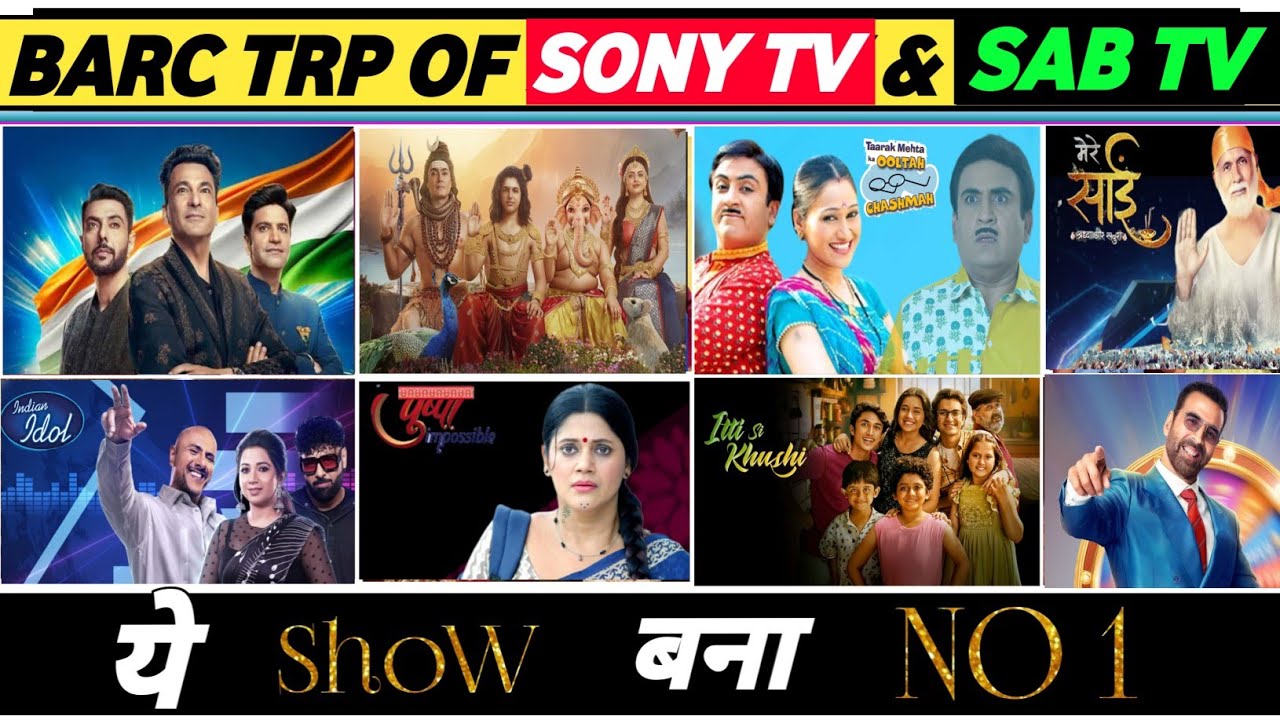 Barc Trp of Sony TV & Sony Sab TV of Week 06 (2026) : Mere Sai, Taarak Mehta, Itti Si Khusi