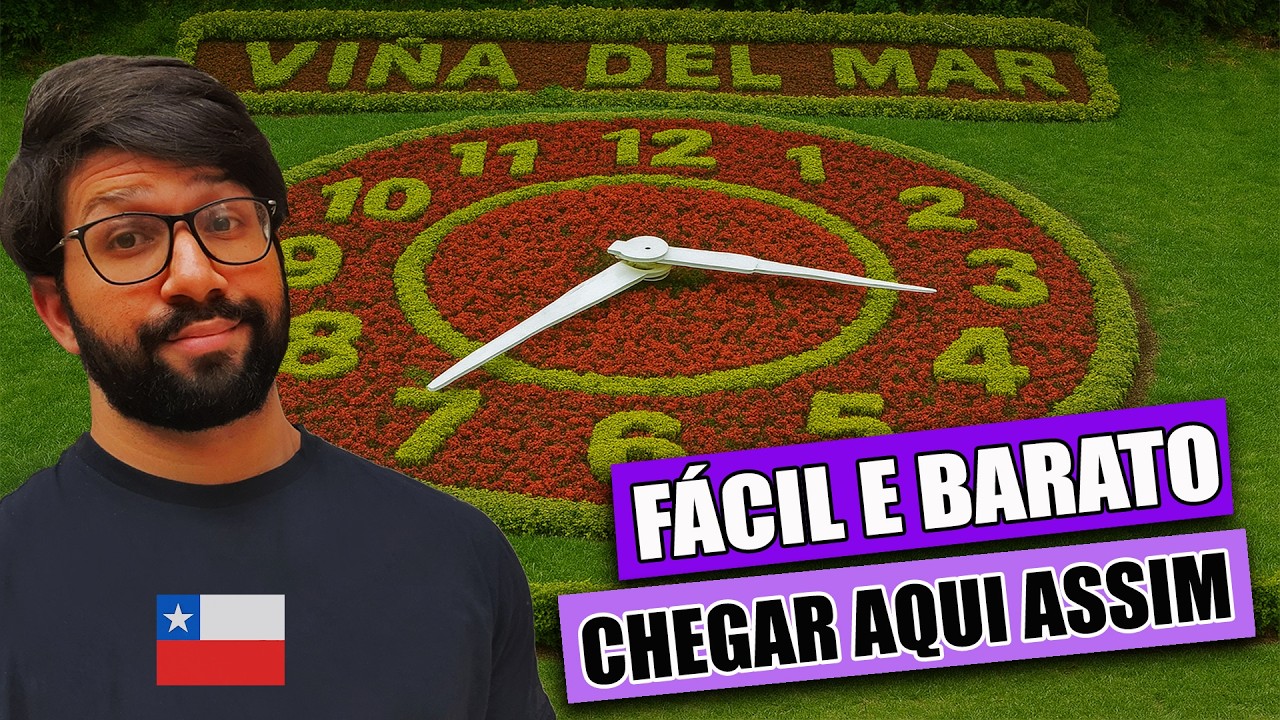 VIÑA DEL MAR E VALPARAÍSO - Como CHEGAR de forma mais barata (sem agência)?