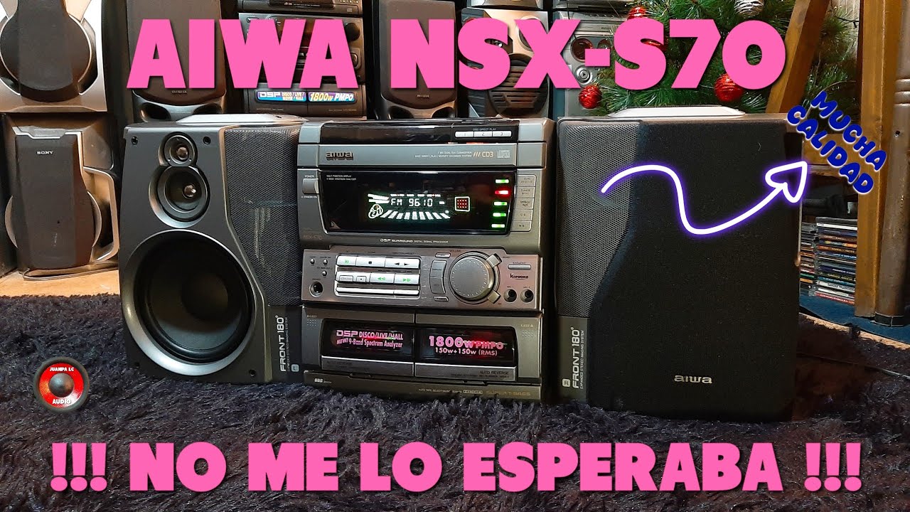SORPRENDIDO‼️🤤🦆🎄 AIWA NSX-S70💎🎄 TEST de sonido en LUGAR CERRADO #332🤤🦆🎄