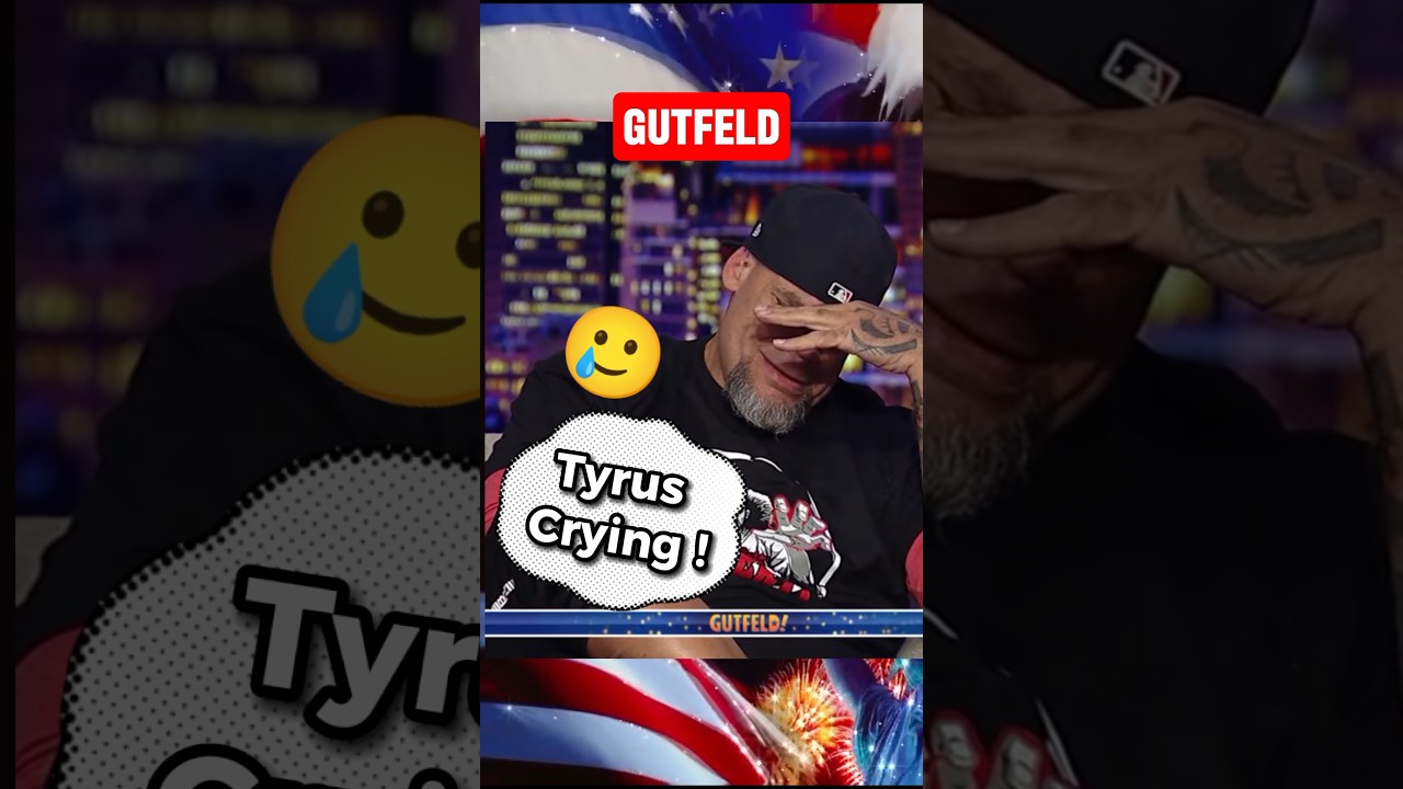 Tyrus was crying in the Gutfeld Show #tyrus #gutfeld #greggutfeld #gutfeldshow