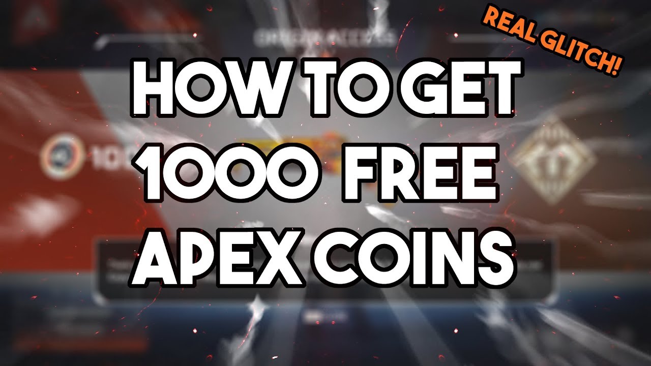 GET 1000 FREE APEX COINS in APEX LEGENDS! HUGE EXPLOIT/GLITCH!