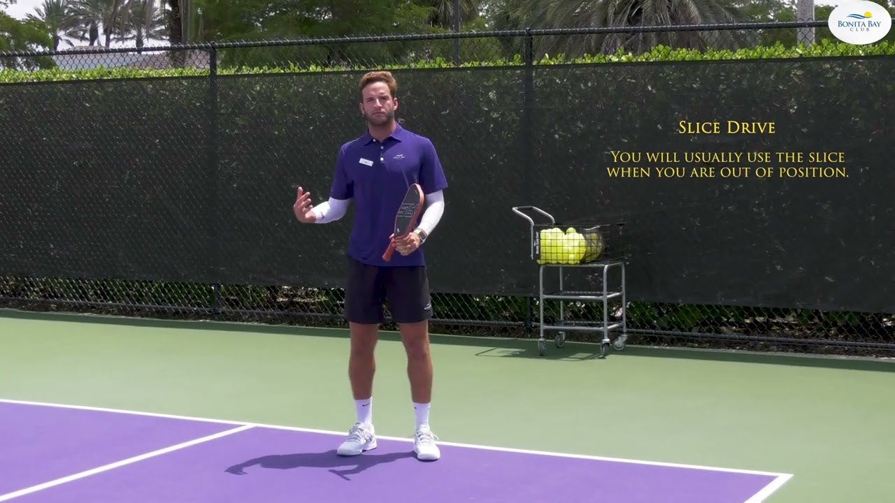 Caio Bardauil - The Drop from Pickleball - The Different Types of Drives