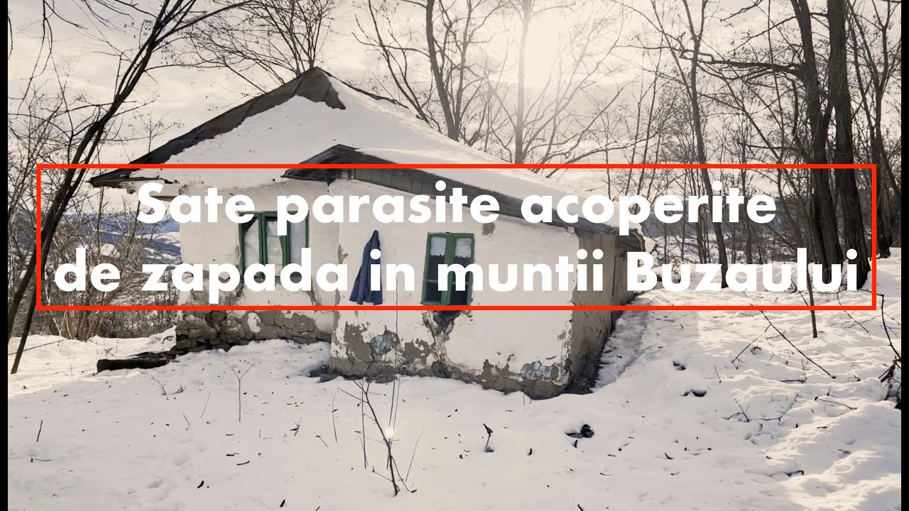 Am explorat pe zapada 2 sate abandonate din muntii Buzaului / Abandoned villages on snow #explore
